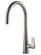 Gessi Proton Tall Kitchen Faucet Counter Inox Silver