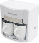 Techwood Καφετιέρα Φίλτρου 500W White