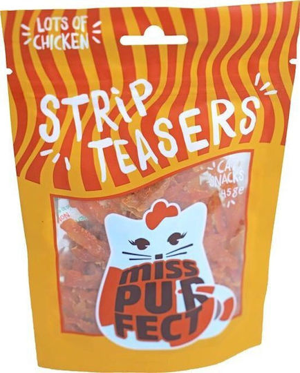 Boxby Miss Purfect Strip Teasers Katzenleckerlis mit Huhn für Junge Katzen 45g