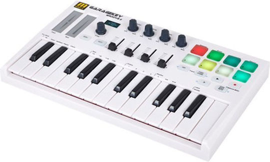 Miditech Midi клавиатура Garagekey Groove II с 25 Клавиши Бял