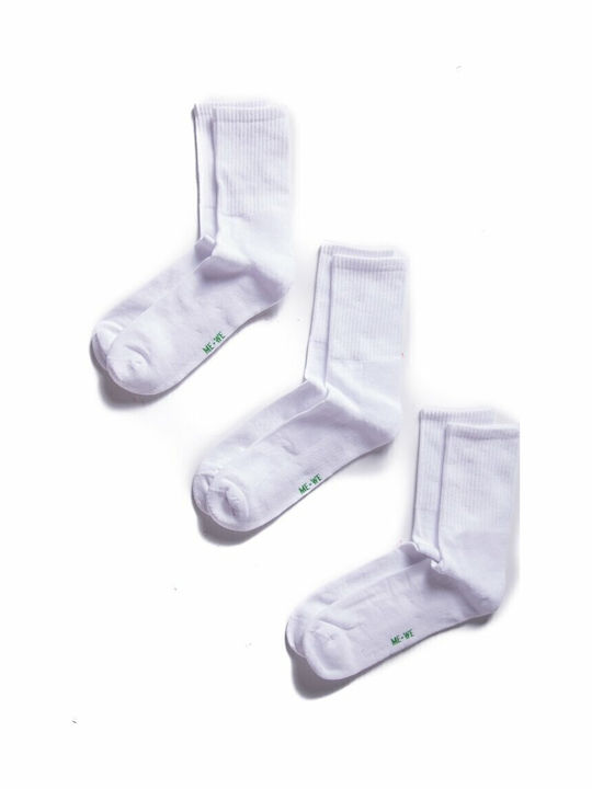 ME-WE 2-3500-2 Athletic Socks White