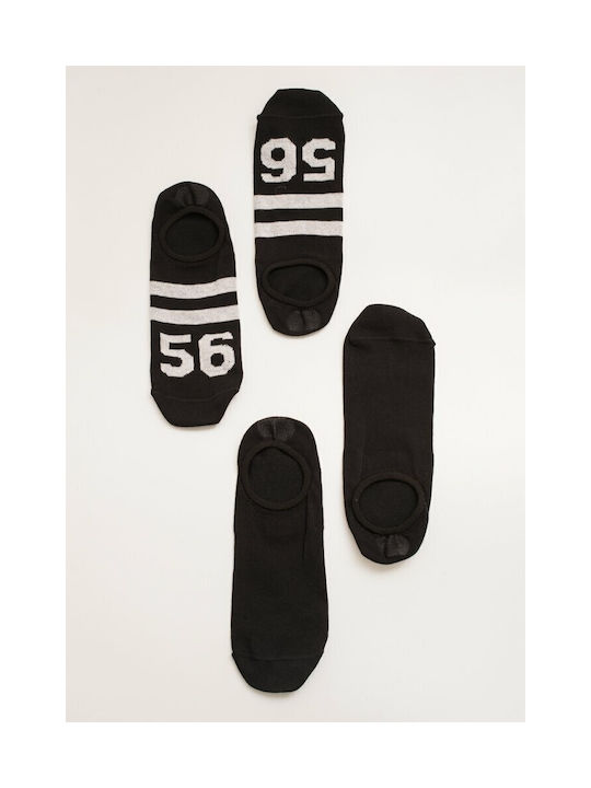 ME-WE Men's Patterned Socks Black 2Pack