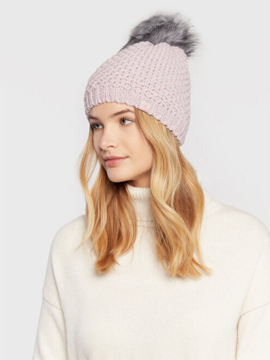 Knitted Beanie Cap Lilac