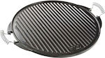 Vaello Baking Plate with Cast Iron Grill Surface 43x43cm