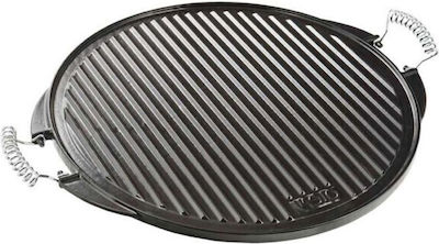 Vaello Baking Plate with Cast Iron Grill Surface 43x43cm