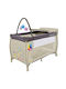 Asalvo Mix Plus Laufstall 2 Ebenen mit Wickeltisch & Matratze Beige 78x125cm