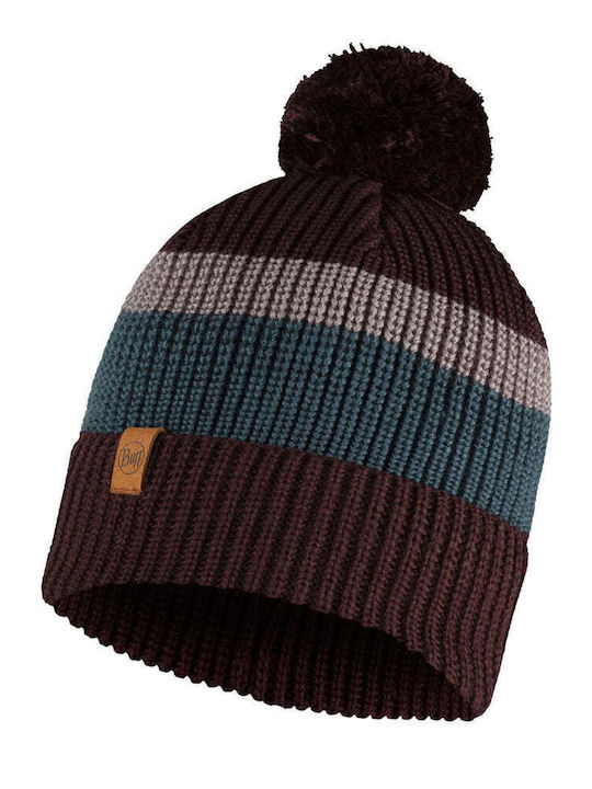 Elon Knitted Beanie Cap Maroon 126464-632