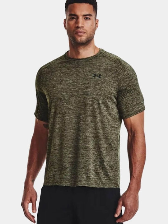 Under Armour Tech 2.0 T shirt Marine Od Green black 1326413 390 Skroutz.gr
