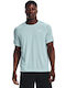 Under Armour Streaker Herren Sport T-Shirt Kurzarm Hellblau