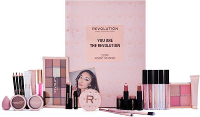 Revolution Beauty You Are The Revolution 25 Day Σετ Μακιγιάζ Advent Calendar για Πρόσωπο, Μάτια, Χείλη & Φρύδια 25τμχ