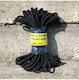 Mil-Tec Rope Diameter 7mm with Length 1m Black Rope 7mm Black