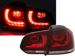 Depo Πίσω Φανάρια Led για Volkswagen Golf VI GTI/R Look 2008-2011 2τμχ