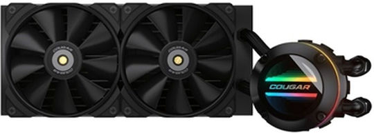 Cougar Poseidon-GT 240 Υδρόψυξη AIO CPU με 2 Ανεμιστήρες 120mm και ARGB Φωτισμό