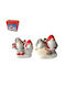Illuminated Santa Claus 11.5x6.7x12cm (Μiscellaneous Colors)