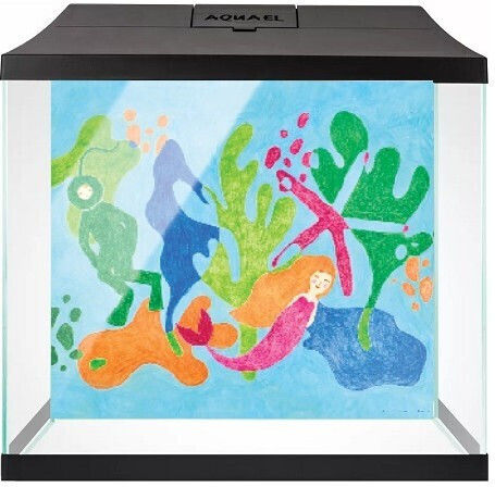 Aquael Leddy Mini Creative Set Acvariu Cu Memorie Internă 19lt 35x18x30cm Negru