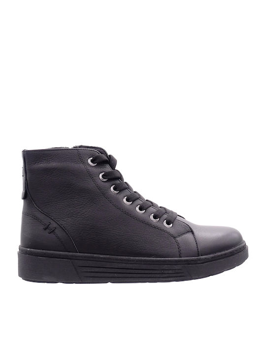 Ghete dama de piele Negru