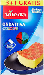 Vileda Kitchen Sponge for Dishes Multicolour Ondattiva Colors