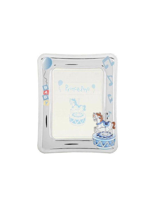 Prince Silvero Silver Photo Frame Carousel 9x13cm