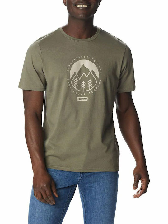 Columbia Rapid Ridge Graphic T-shirt Χακί