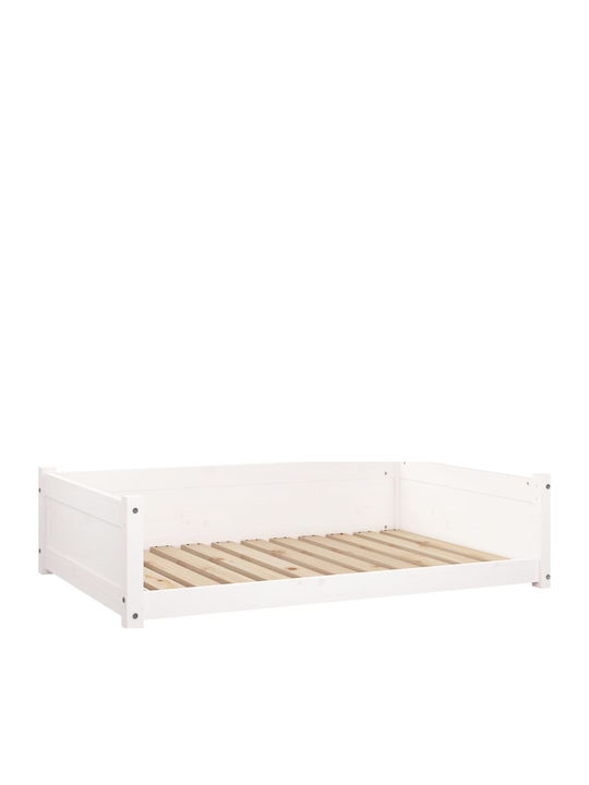 vidaXL Sofa Hundebett Weiß 105.5x75.5cm.