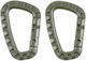 MFH Carabiner Καραμπίνερ Πλαστικό 7mm x 8.5cm 2τμχ