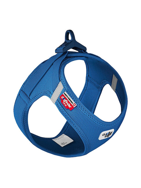 Curli Dog Harness Vest Clasp Air-Mesh Camo Blue Large 49-55cm PN2876
