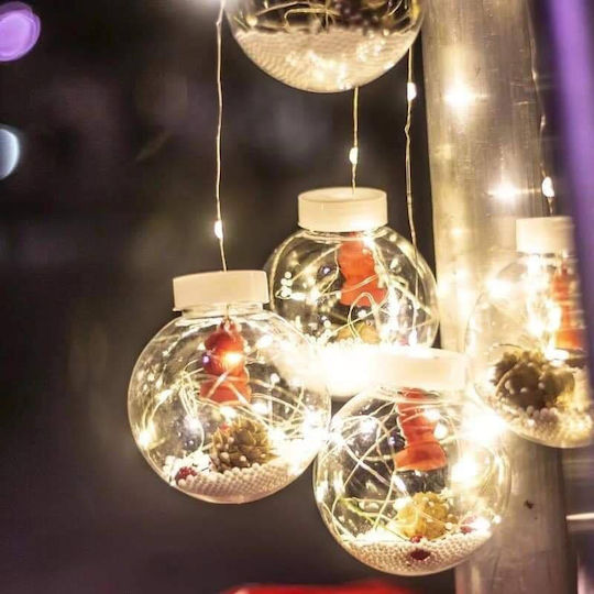 10 Λαμπάκια LED 3μ. Θερμό Λευκό τύπου Κουρτίνα