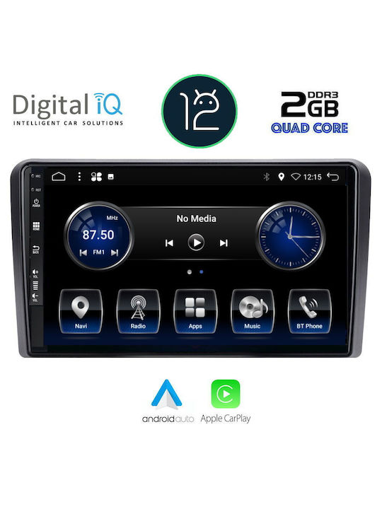 Digital IQ Sistem Audio Auto pentru Land Rover Descoperire 3 - Rangerover Sport 2004-2009 (Bluetooth/USB/AUX/WiFi/GPS/Apple-Carplay/Partitură) cu Ecran Tactil 9"