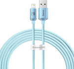 Baseus Crystal Shine Geflochten USB-A zu Lightning Kabel 20W Blau 2m (CAJY001203)