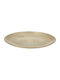 JK Home Decoration Χριστουγεννιάτικη Πιατέλα Γυάλινη Χρυσή 28εκ.