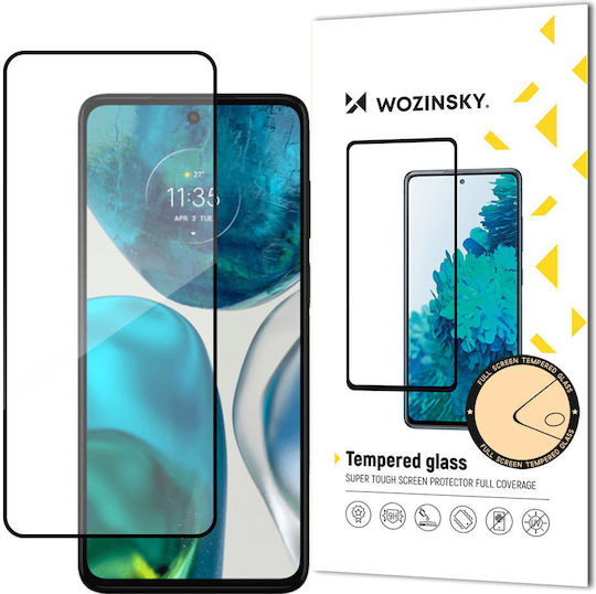 Wozinsky Case Friendly Full Glue Full Face Tempered Glass Black (Moto G52)