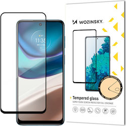 Wozinsky Case Friendly Full Glue Full Face Tempered Glass Μαύρο (Motorola Moto G42)