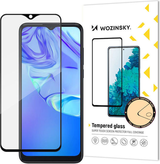 Wozinsky Case Friendly Vollkleber Vollflächig gehärtetes Glas Schwarz (TCL 306)