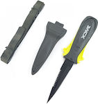 XDive Ribbon Teflon Μαχαίρι Κατάδυσης Στιλέτο Black/Lime με Λεπίδα 9cm