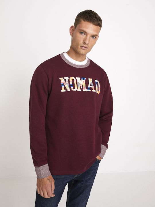 Celio Sweatshirt Memad - BURGUNDY