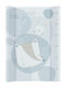 Kikka Boo Soft Changing Pad Little Fox made of Plastic Blue 70x50cm
