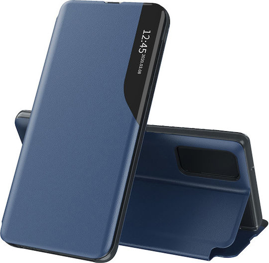 Powertech Buchen Sie Synthetisches Leder Magnetisch Blau (Poco M4 Pro 5G / Redmi Note 11s 5G)