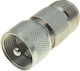 JKG Konverter UHF männlich zu N-Stecker, N-type weiblich Silber 10Stück 01.101.0058