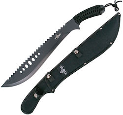 Amont Machete Black with Blade made of Stainless Steel in Sheath