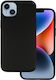 Vennus Carbon Elite Back Cover Σιλικόνης Μαύρο (iPhone 14 Plus)