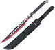 Amont Machete Black with Blade made of Stainless Steel in Sheath