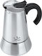 Jata CAX112 Odin Espresso-Kanne 12 Cups Edelstahl Silber