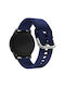 PRC Armband Silikon Blau (Huawei Watch GT/GT Pro 2/3/4/5 / Ultimate 46mmHonor Magic Watch 2)
