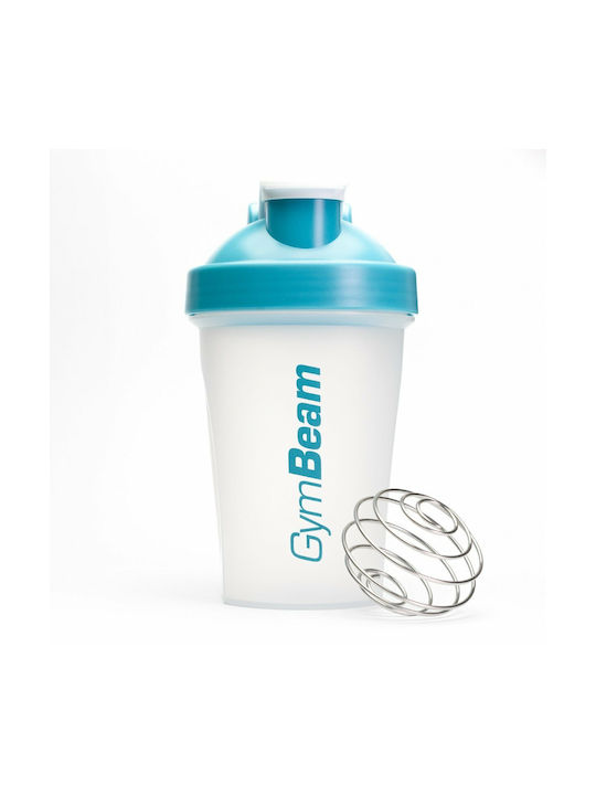 GymBeam Plastic Protein Shaker 400ml Transparent
