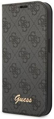 Guess 4G Metal Camera Outline Plastic Book Black (iPhone 14 Pro)