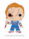 Funko Pop! Pin Filme: Chucky - Chucky Große Metallische 10