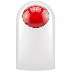 Wireless Wi-Fi Outdoor Alarm Siren 118dB with Red Light