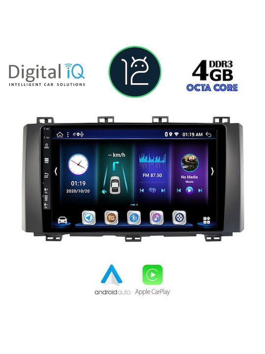 Digital IQ Car-Audiosystem für Seat Ateca Ateca 2017-2021 (Bluetooth/USB/AUX/WiFi/GPS/Apple-Carplay) mit Touchscreen 9"