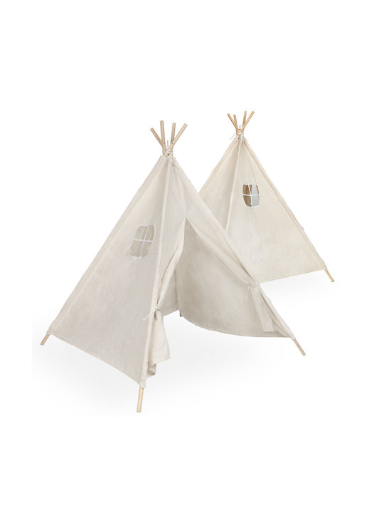 Kids Indian Teepee Play Tent Wigwam KX5187 Beige