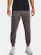 Under Armour Men's Fleece Sweatpants with Rubber Gray